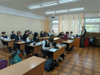 Перейти к новости Урок мужества в 9а классе в МБОУ СОШ с. Ильинки